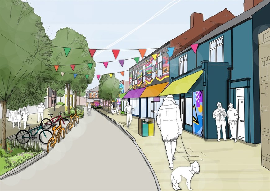 High Street Artist Impression