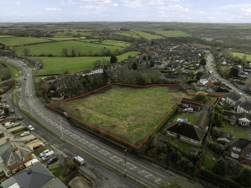 Land at Hady Hill, aerial view