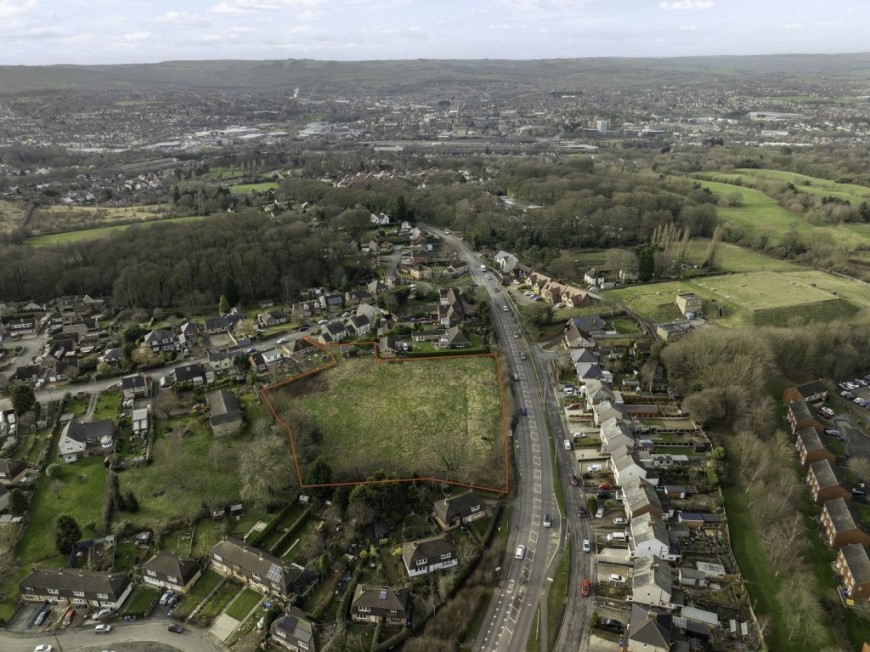 Land at Hady Hill, aerial view