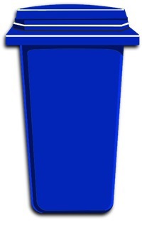 Blue bin