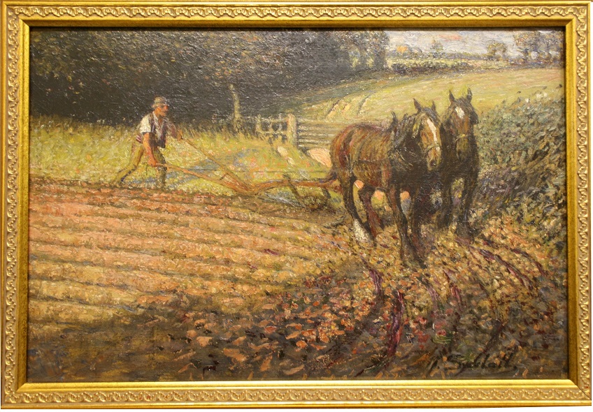 A painting by local artist, Joseph Syddall - the Plough