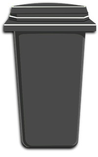 Black bin