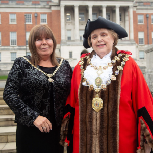 Mayor Jenny Flood and Mayoress Heather Hopkinson