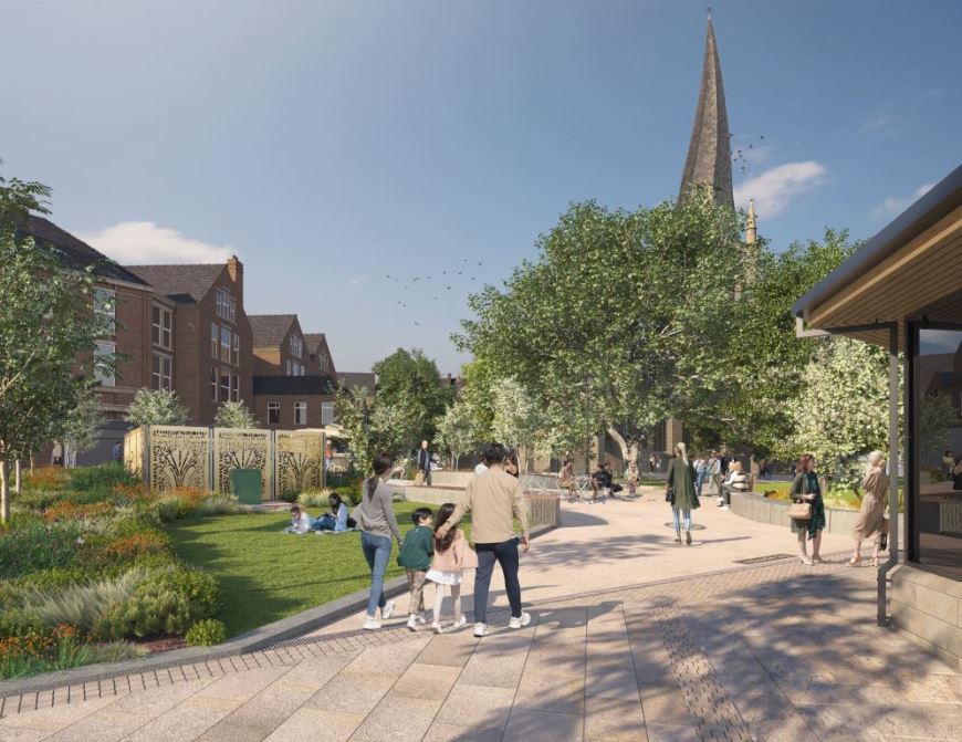 Rykneld Square artist impression