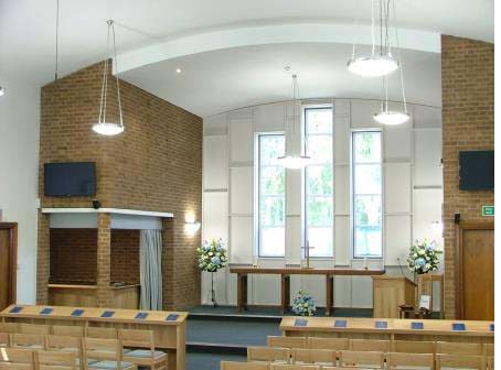 Crematorium chapel