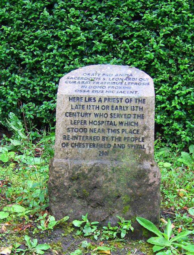 Spital Cemetery gravestone of 12th or 13th century priest