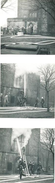 Fire at the church