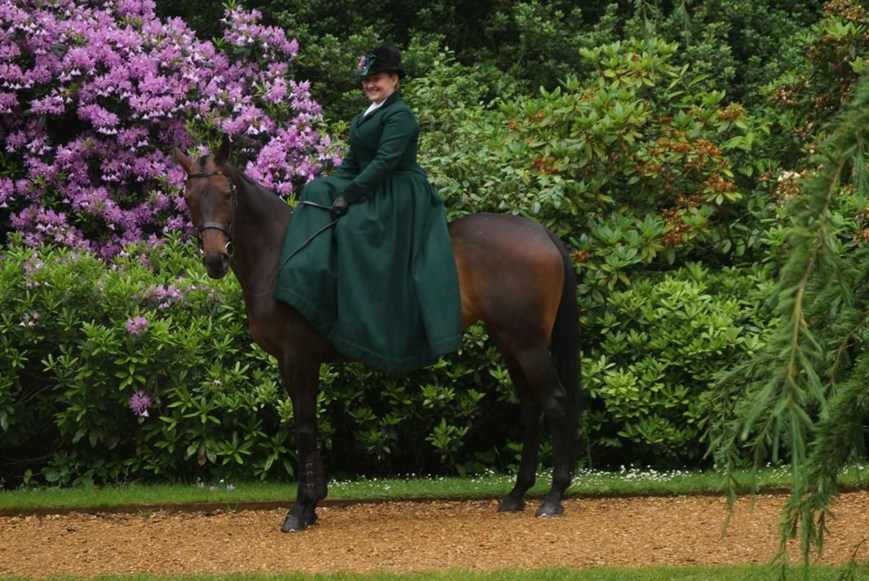 Victorian Side Saddle Lady