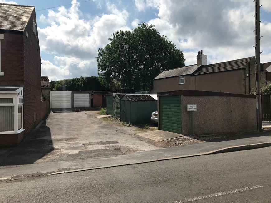 Garage plot site, Hasland