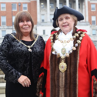 Councillor Jenny Flood sworn in as Chesterfield’s latest Mayor – with a celebration parade on 11 May